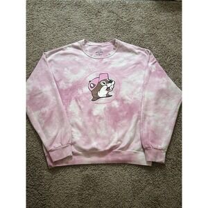 Adult Buc-ees Tie Dye Pullover Sweatshirt - Medium